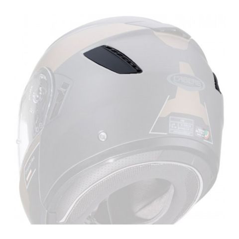 Kit d’extracteur d’air arrière noir mat pour casque Levo Caberg