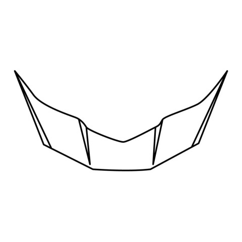 Presa D'aria Posteriore Hjc Per Fg-jet - Pearl White Ryan M/xxl