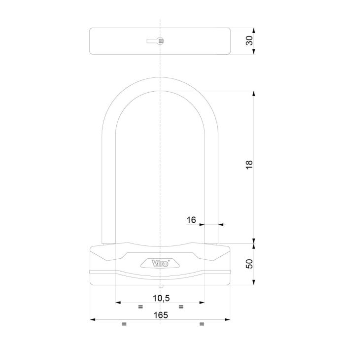 Arco Acciaio Viro 2r.arc.rig.l18x10,5 Bl