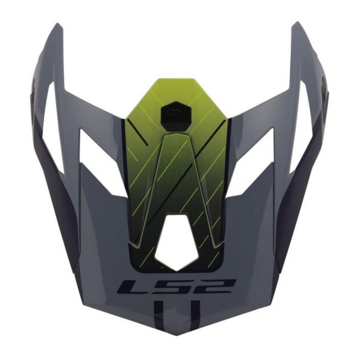 Ls2 Mx703 Peak Extendable Galuo Grey H-v Yellow