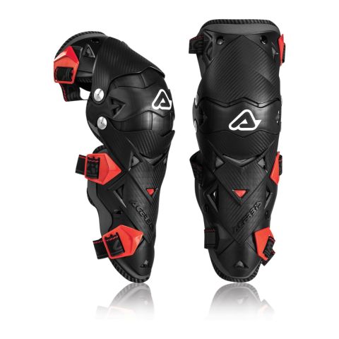 Rodillera Impact Evo 3.0 Acerbis Negro/Rojo