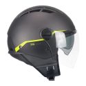 Casco Estivo Cgm 116a Air Mono Grafite Giallo Fluo