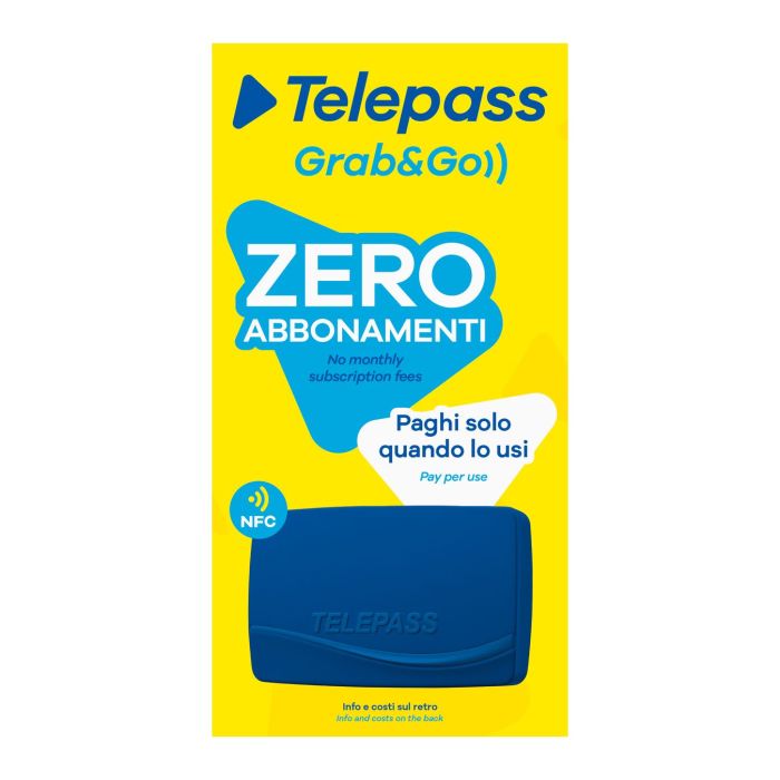 Telepass Grab & Go Pay Per Use Senza Abbonamento
