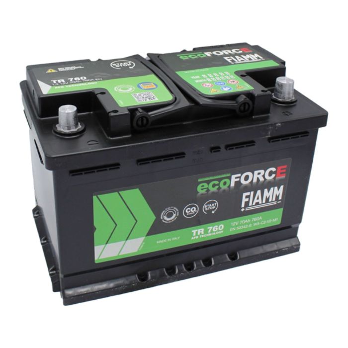Batteria Auto Fiamm Tr 760 Ecoforce Afb Start/stop L3 Afb 70Ah 720A