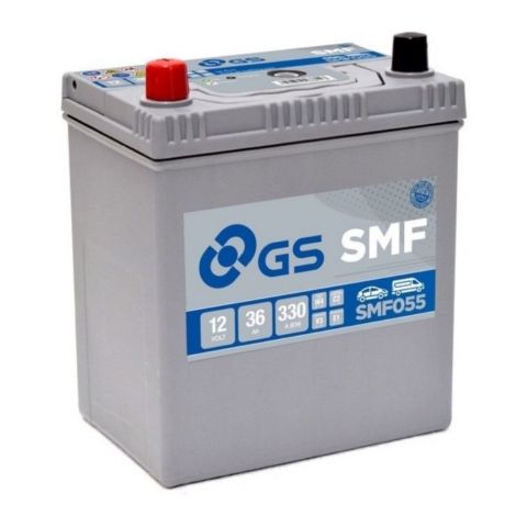 Batteria Auto Gs-yuasa Smf055 12v 36ah Poli Piccoli Sx Liscia
