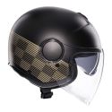 Casco Agv Eteres E2206 Ponza Matt Black/gold