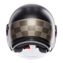 Casco Agv Eteres E2206 Ponza Matt Black/gold