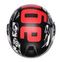 Casco Agv Eteres E2206 History Matt Black/white/red