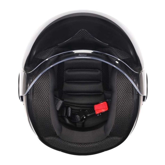 Casco Agv Eteres E2206 Scaglieri Matt Grey/red