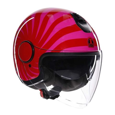 Casco Agv Eteres E2206 Tropea Red/pink