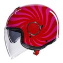 Casco Agv Eteres E2206 Tropea Red/pink