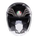 Casco Agv Irides E2206 Bologna Matt Black/tricolore