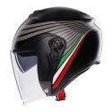 Casco Agv Irides E2206 Bologna Matt Black/tricolore