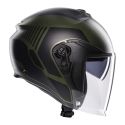 Casco Agv Irides E2206 Sakai Matt Green/black