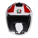 Casco Agv Irides E2206 Tolosa Black/grey/red