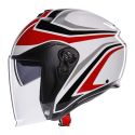 Casco Agv Irides E2206 Tolosa Black/grey/red