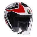 Casco Agv Irides E2206 Tolosa Black/grey/red