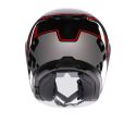Casco Agv Irides E2206 Valenza Matt Grey/black/red