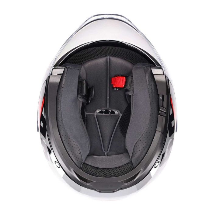 Casco Agv Irides E2206 Valenza Matt Grey/black/red