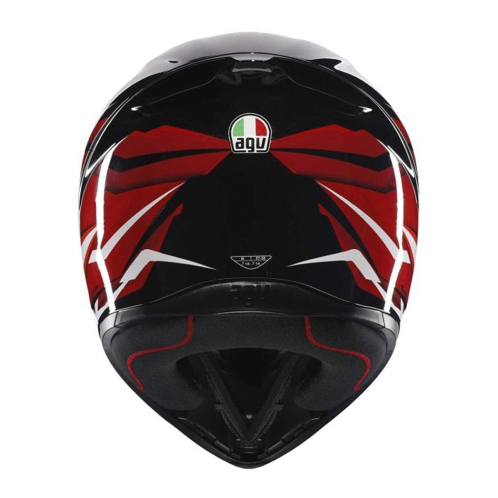 Casco Agv K1 S E2206 Lion Black/red/white