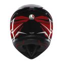 Casco Agv K1 S E2206 Lion Black/red/white
