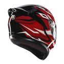 Casco Agv K1 S E2206 Lion Black/red/white