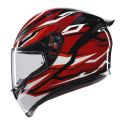Casco Agv K1 S E2206 Lion Black/red/white
