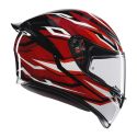 Casco Agv K1 S E2206 Lion Black/red/white