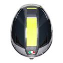 Casco Agv K3 E2206 Shade Grey/yellow Fluo