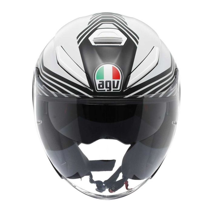 Casco Agv K5 Jet Evo E2206 Control Matt Black/white