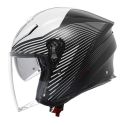 Casco Agv K5 Jet Evo E2206 Control Matt Black/white