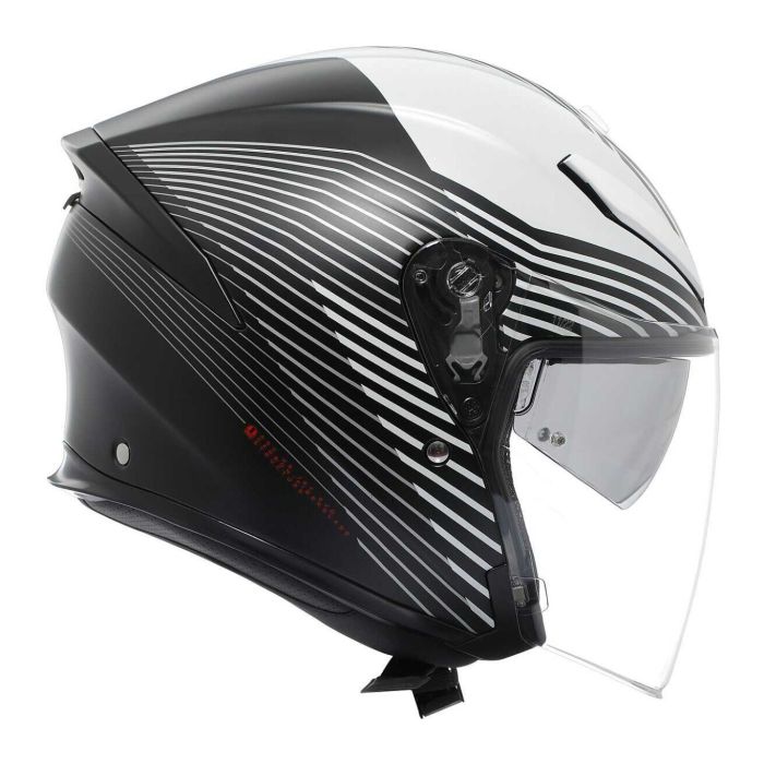 Casco Agv K5 Jet Evo E2206 Control Matt Black/white