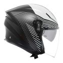 Casco Agv K5 Jet Evo E2206 Control Matt Black/white