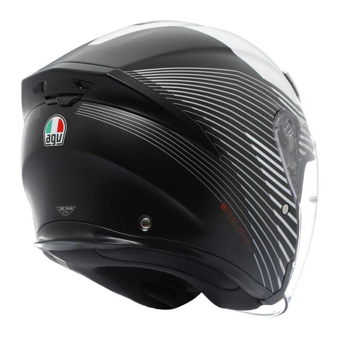 Casco Agv K5 Jet Evo E2206 Control Matt Black/white