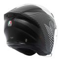 Casco Agv K5 Jet Evo E2206 Control Matt Black/white