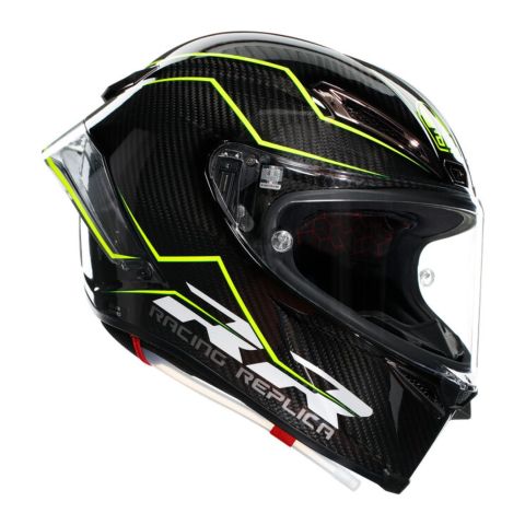 Casco Agv Pista Gp Rr E2206 Dot Performante Carbon/lime