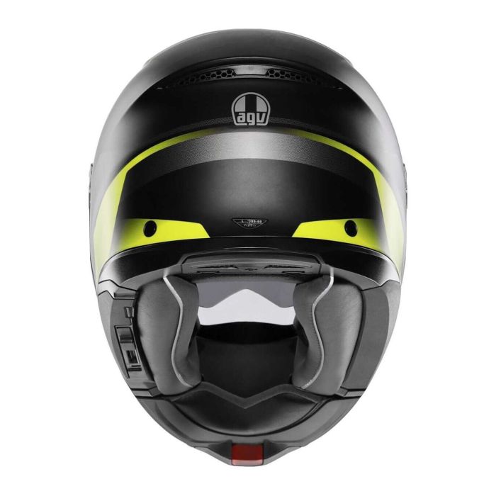 Casco Agv Tourmodular E2206 Multi Perception Matt Black/yel Fluo