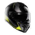 Casco Agv Tourmodular E2206 Multi Perception Matt Black/yel Fluo