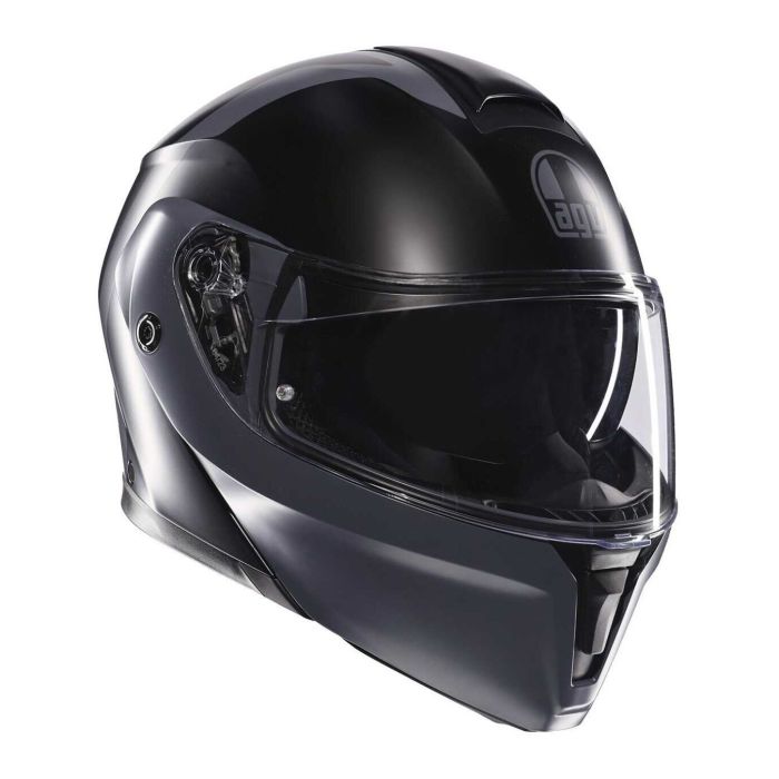 Casco Agv Streetmodular E06 Resia Matt Black/gre