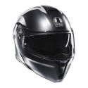 Casco Agv Streetmodular E06 Resia Matt Grey/silv
