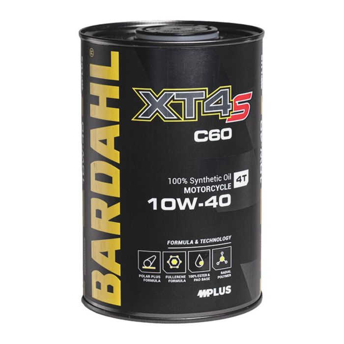 Olio Bardahl Xt4-s C60 10w40 Moto Conf. 1 Lt