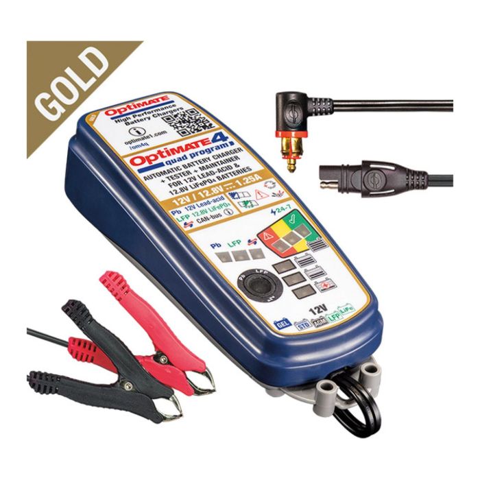 Caricabatterie Optimate 4 Quad Program Premium Ed. (tm630-pr)