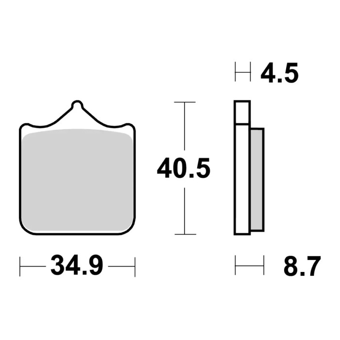 Pads Set Brembo 07bb33sr Sint. Course
