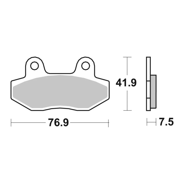 Set Pastiglie Brembo 07gr12sp Sinter Posteriori