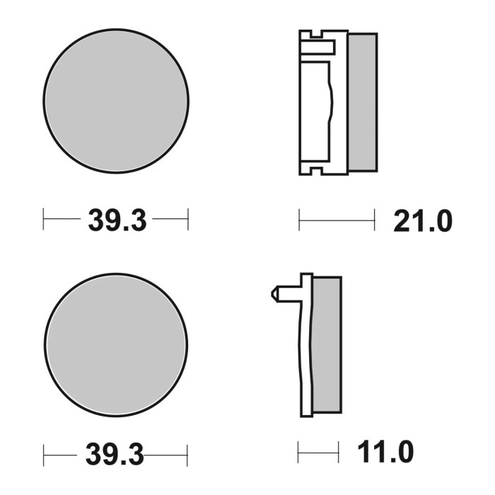 Set Pastiglie Brembo 07ho0631 Carbon Ceramic