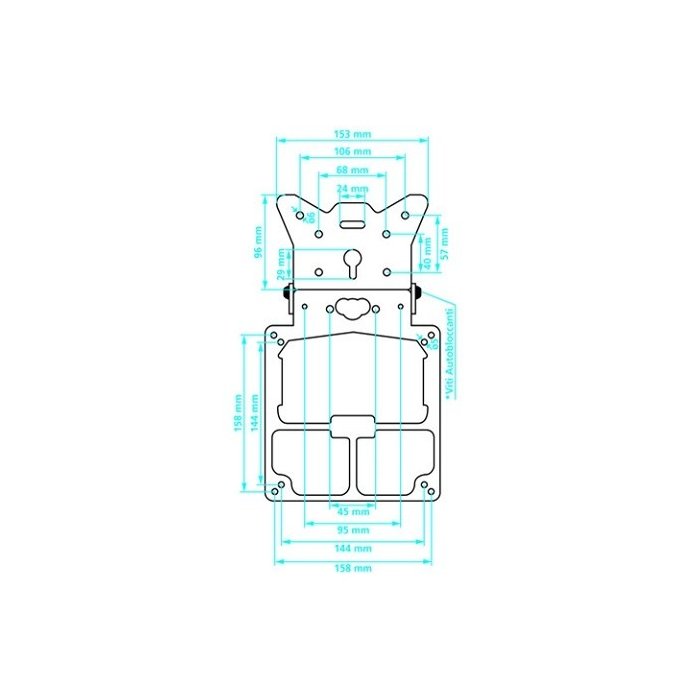 LA90153y3.jpg| PORTATARGA EXTREME NERO