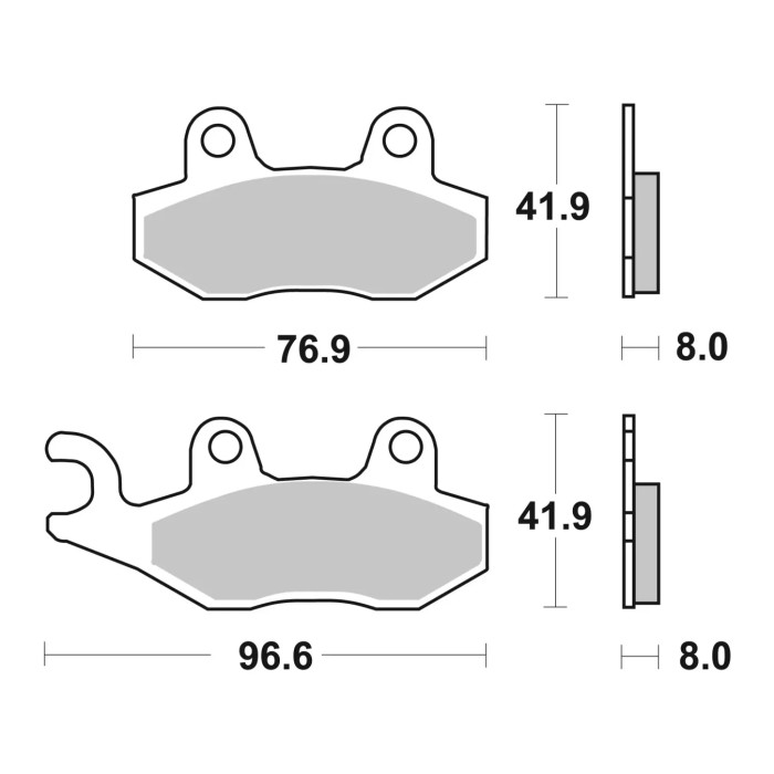 Set Pastiglie Brembo 07ya21sa Sinter Anteriori
