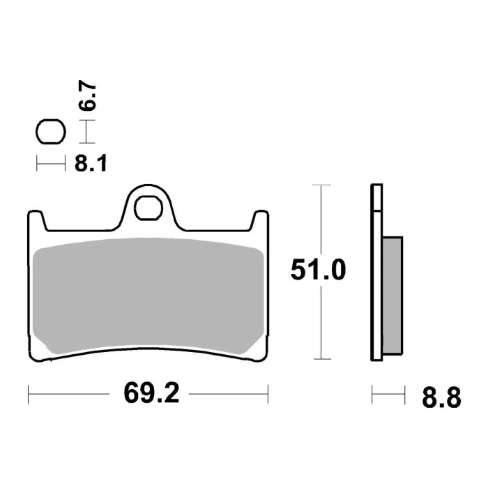 Pads Set Brembo 07ya23sr Sint. Course