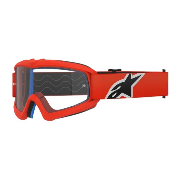 Maschera Alpinestar Vision Corp Youth Orange Clear