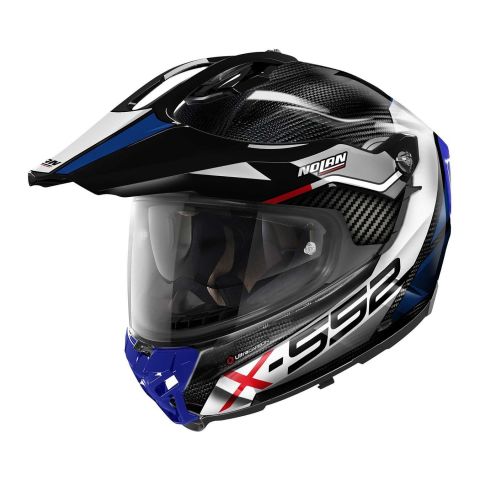Casco Nolan X-552 Ultra Carbon Dinamo N-com Blue Red